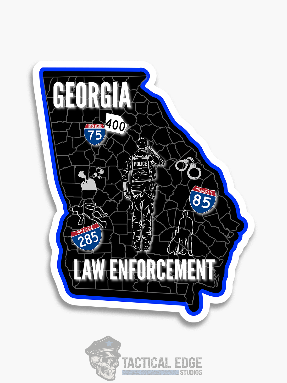 Georgia Law Enforcement Sticker